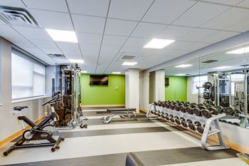 Spacious gym